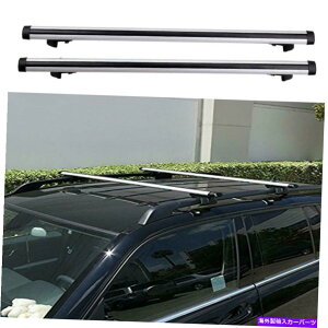 [tLA 48 "J[gbv[tNXo[NXo[ווݕbNoC_[bN130lbs 48"Car Top Roof Cross Bars Crossbars Luggage Cargo Rack by Ladder Rack 130lbs