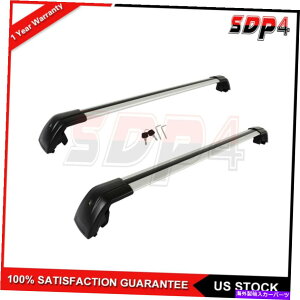 [tLA {{XC602x 2013-2018Vo[[tbNNXo[[tוו 2x For Volvo XC60 2013-2018 Silver Roof Rack Cross Bar Rails w/ Lock Luggage Bar