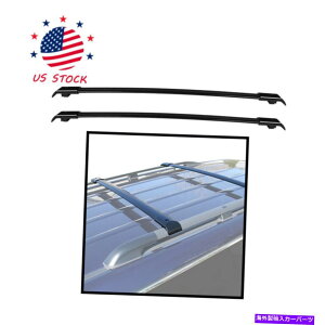 [tLA Zbgi2j[tbNݕAƎ҃NXo[NXo[ubN05-10z_IfbZC Set(2) Roof Rack Cargo Carrier Cross Bar Crossbars Black For 05-10 Honda Odyssey