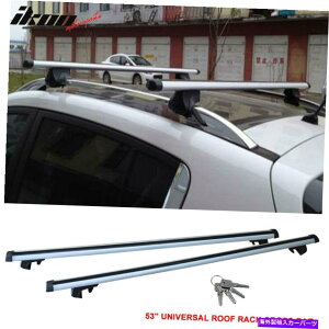 [tLA 53 "A~jEgbv[tbNNXo[ɍNCX[_bW 53" Inch Aluminum Top Roof Rack Cross Bars Fits Chrysler Dodge