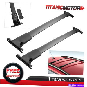 [tLA 2014-2019 Ford Escapeɐݒ肳ꂽA~jEݕAƎ҃[tbN[NXo[Zbg Aluminium Cargo Carrier Roof Rack Rail Crossbars Set For 2014-2019 Ford Escape