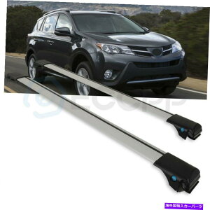 [tLA 2013-2018 Toyota Rav4[tbNA~jEubNQbWNXo[ݕ For 2013-2018 Toyota RAV4 roof rack Aluminum Black luggage Cross Bar cargo