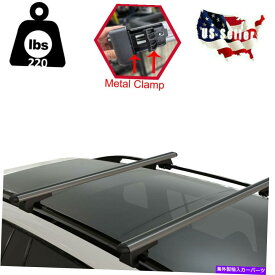 ルーフキャリア フォルクスワーゲンティグアンメタルクランプルーフラッククロスバーキャリアレール用 FOR VOLKSWAGEN TIGUAN Metal Clamp Roof Rack Cross Bars Carrier Rails