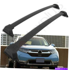 [tLA 2017-2020̃ubNz_CRVJ[[tbNgbvNXo[[A~jE2PCS Black For 2017-2020 Honda CRV Car Roof Rack Top Cross Bar Rail Aluminum 2pcs