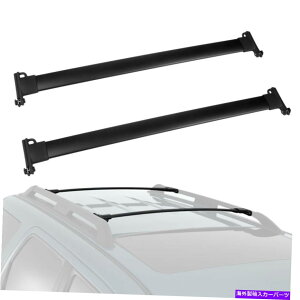 [tLA 2008-2012tH[hGXP[v[tbNNXo[LAZbg{gIX^CubN For 2008-2012 Ford Escape Roof Rack Cross Bars Carrier Set Bolt-On Style Black