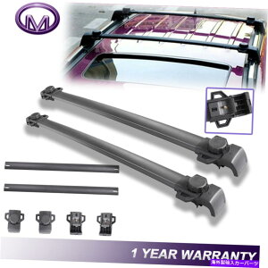 ���[�t�L�����A �y�A���[�t���b�N�N���X�o�[�ו��L�����[07-17�W�[�v�p�g���I�b�g���[�e�B���e�B�t�����[���t�� Pair Roof Rack Cross Bars Luggage Carrie For 07-17 Jeep Patriot Utility w/Rails