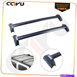 [tLA 02-06̃[tbNz_CRVNXo[וLAJ[So[ubN2PCS Roof Rack For 02-06 Honda CRV Cross Bar Luggage Carrier Cargo Bar Black 2pcs