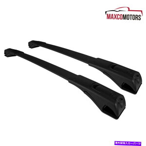 [tLA ubN[tbN[o[tBbg2013-2017g^RAV4A~jEOEX^CyA13-17 Black Roof Rack Rail Bar Fits 2013-2017 Toyota RAV4 Aluminum OE Style Pair 13-17