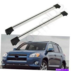 [tLA 2013-2017̃NXo[[tbNg^RAV4[bNubNJ[SA~jE Cross Bar Roof Racks For 2013-2017 Toyota RAV4 rail rack black cargo Aluminum