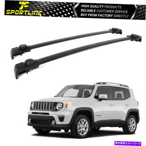 [tLA tBbg14-22W[vlQ[hOEX^C[tbNNXo[וLAA~jE Fits 14-22 Jeep Renegade OE Style Roof Rack Cross Bar Luggage Carrier Aluminum