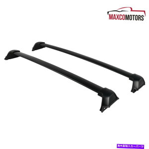 [tLA ubN[tbNtBbg2017-2019z_CRV CR-Vt@Ng[gbvJ[SNXgCo[ Black Roof Racks Fits 2017-2019 Honda CRV CR-V Factory Top Cargo Cross Trail Bar