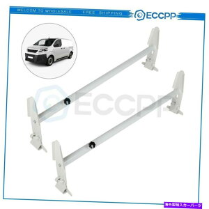 [tLA V{[_bWtH[hGMCGNXvX500lbsp̎O\ȃ[tb_[bNo2o[ Removeable Roof Ladder Rack Van 2 Bars for Chevy Dodge Ford GMC Express 500LBS
