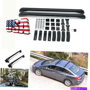 [tLA 2×SUVJ[[tbNI[o[wbh[o[ו]ԃLAA~jE 2× SUV Car Roof Rack Overhead Rails Bars Luggage Bicycle Carrier Aluminium Alloy