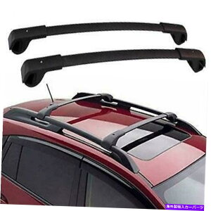 [tLA A~jEubN75kgLpVeB[tbNNXo[Zbg̓XoNXgbN18-21ɓK܂ Aluminum Black 75kg Capacity Roof Rack Cross Bar Set Fits Subaru Crosstrek 18-21