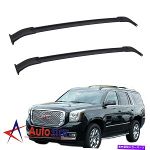 [tLA 2015-182PCS[tbNNXo[LfbNGXJ[hESVVFr[xO^z[ 2pcs Roof Rack Cross Bar For 2015-18 Cadillac Escalade ESV Chevy Suburban Tahoe