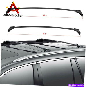 [tLA VA~jEgbv[tbNNXo[yA2016-2018z_pCbg̃ubNtBbg New Aluminum Top Roof Rack Cross Bar Pair Black Fit For 2016-2018 Honda Pilot