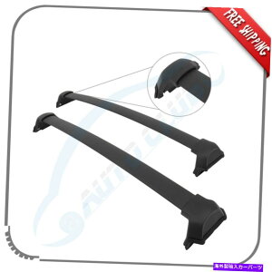 [tLA 2PCStBbg2017-2020z_CRV[tbNNXo[ubNgbvLAUSXgbN 2Pcs Fits 2017-2020 Honda CRV Roof Rack Cross Bars Black Top Carrier US Stock