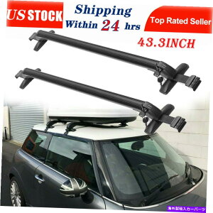 [tLA ~jN[p[S R52 R53 04-08[tbNNXo[ݕ^Ǝ43.3 "w/ lock For Mini Cooper S R52 R53 04-08 Roof Rack Cross Bar Cargo Carrier 43.3" W/ Lock