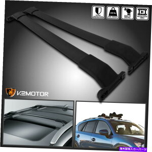 [tLA 2013-2016}c_CX-5 CX5ubNA~jE[tgbvbNNXo[w/}EgLbg Fits 2013-2016 Mazda CX-5 CX5 Black Aluminum Roof Top Rack Cross Bar w/Mount Kit