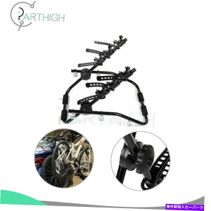 [tLA jo[T3]Ԏ]ԃwr[f[eBJ[LA[tbNnb`obNA}Eg Universal 3 Bicycle Bike Heavy Duty Car Carrier Roof Rack Hatchback Rear Mount