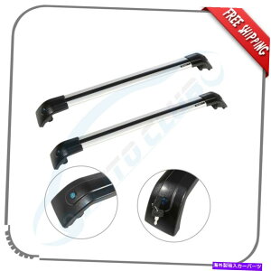 [tLA 2010-2018tHNX[QVWeBOA[tbNNXo[Vo[2o[LA Fits 2010-2018 Volkswagen VW Tiguan Roof Rack Cross Bars Silver 2-Bar Carrier