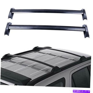 [tLA 2* 2002N2006N̍[tbNz_CRV CR-V 2.4LNXo[e75kg 2* Black Roof Rack For 2002-2006 Honda CRV CR-V 2.4L Cross Bars Capacity 75KG