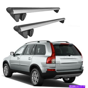 [tLA [tbNNXo[LA[[to[Vo[{{XC90 2003 2015 Roof Rack Cross Bars Carrier Rails Roof Bar Silver for VOLVO XC90 2003 2015