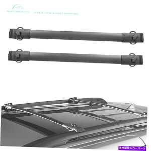 [tLA 2011N2020N̍Hꃌ[t2xLA[tgbvNXo[bNg^VGi 2X Carrier Roof Top Cross Bar Rack w/Factory Rail For 2011-2020 Toyota Sienna