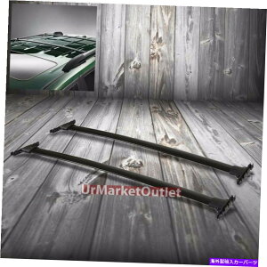 [tLA 08-13nC_[p}bgubN[tbNו/ݕ[NXo[o[ Matte Black Roof Rack Luggage/Cargo Rail Crossbar Bar For 08-13 Highlander