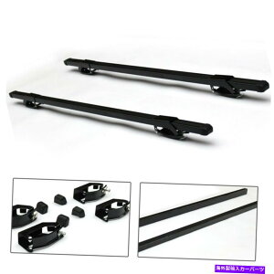 [tLA 1yA48 ''jo[Tgbv[tbNNXo[ווLAubN 1 Pair 48'' Universal Top Roof Rack Cross Bar Luggage Cargo Carrier Black