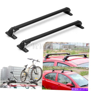 ���[�t�L�����A ���j�o�[�T��41 ''���[�t���b�N��4DR�Z�_���A���~�j�E���p�N���X�o�[�ו��L�����A Universal 41'' Roof Racks Cross Bar Luggage Carrier For Car 4DR Sedan Aluminum�y���s�A���i�z