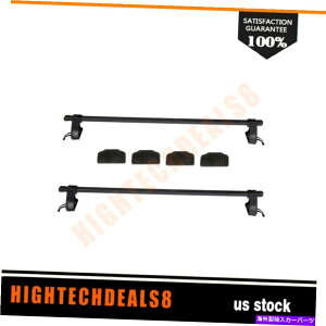 [tLA jo[T48 "gbv[tbNTChNXo[2o[ubNוݕSUVԂ̉ݕ Universal 48" Top Roof Rack Side Cross Bar 2-Bar Black Luggage Cargo for SUV Car