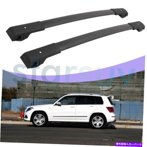 [tLA ZfXxcGLK 2009-2015ubNNXo[ו[tbN[LA For Mercedes Benz GLK 2009-2015 Black Cross Bar Baggage Roof Rack Rail Carrier