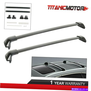 [tLA ̃[t[2012-2016z_CRṼyAi2jgbv[tbNNXo[ Pair(2) Top Roof Rack Cross Bar For 2012-2016 Honda CRV with existing roof rails