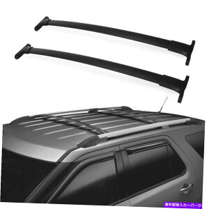 [tLA [tTCh[t2̃gbv[tbNNXo[̃ZbgtH[hGNXv[[2016-2018 Set of 2 Top Roof Rack Cross Bars W/roof side rails Fits Ford Explorer 2016-2018