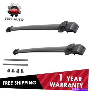 [tLA 14-17W[vlQ[hp2̃gbv[tbNA~jENXo[וLAZbg Set 2 Top Roof Rack Aluminum Cross Bar Luggage Carrier For 14-17 Jeep Renegade