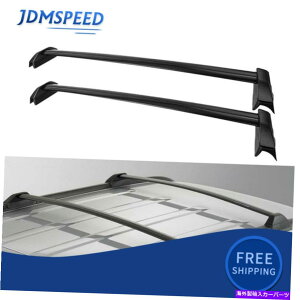 [tLA 2002N2006Ñz_CRV CR-ṼubN[tbNNXo[A~jEݕLA Black Roof Rack Cross Bar Aluminum Cargo Carrier For 2002-2006 Honda CRV CR-V