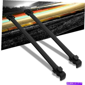 [tLA 07-17̂߂̍[tbNו/ݕ[NXo[o[Patriot MK74 DOHC Black Roof Rack Luggage/Cargo Rail Crossbar Bar For 07-17 Patriot MK74 DOHC