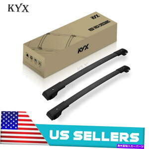 [tLA Subaru Forester 2014-2018NXo[ו[tbN[LAubNKyx KYX For Subaru Forester 2014-2018 Cross Bar Baggage Roof Rack Rail Carrier Black