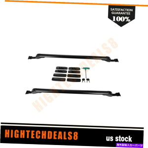 [tLA 43.3 "jo[T[tbNNXo[ubNgbvוLA2o[gbNSUV 43.3"Universal Roof Rack Crossbar Black Top Luggage Carrier 2-Bar For Truck SUV