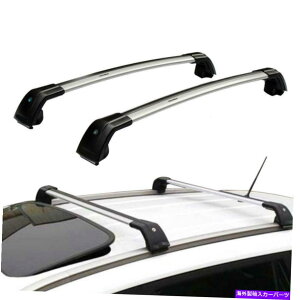 [tLA OHAEg_[ɓKV[tbNNXo[Zbg13-19וbN New Roof Rack Cross Bar Set Fit For Mitsubishi Outlander 13-19 Luggage Rack