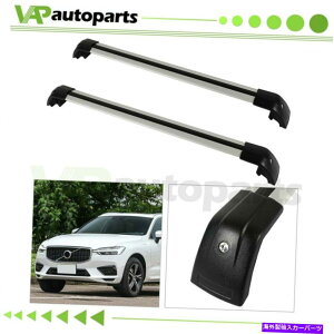 [tLA {{XC60 2013-2018NXo[וLAo[ZbgA~jE2PCS̕č US For Volvo XC60 2013-2018 Cross Bar Luggage Carrier Bar set Aluminum 2pcs