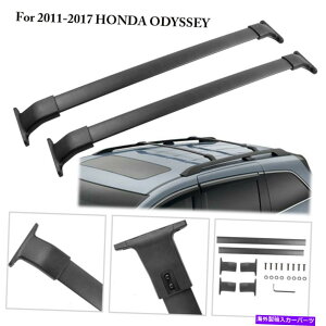[tLA 2PCSݕ^Ǝ҃NXo[NXo[NXo[[tbN2011-2017z_IfbZC 2PCS Cargo Carrier Cross Bar Crossbars Roof Rack Set For 2011-2017 Honda Odyssey