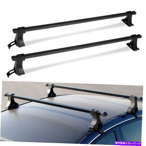 [tLA 48 "jo[Tgbv[tbNNXo[ווAƎ҂͎ԂSUVgbNɓK 48" Universal Top Roof Rack Cross Bar Luggage Cargo Carrier Fits Car SUV Truck