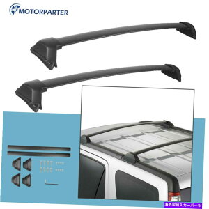 [tLA 2017- 2020 Honda CRV CR-V2̃ubN[tbN[NXo[וLA 2 Black Roof Rack Rail Cross Bar Luggage Carrier For 2017- 2020 Honda CRV CR-V