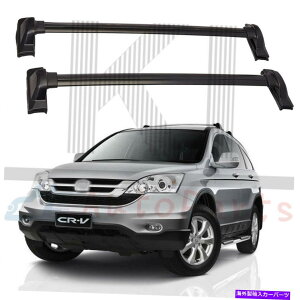 [tLA 2007-2011̃ubNgbv[tbNNXo[z_CRV Ex lx ex-lוLA Black Top Roof Rack Cross Bar For 2007-2011 Honda CRV EX LX EX-L Luggage carrier