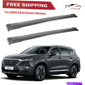 [tLA z_IfbZC2005-10ݕLANXo[ɓK2{̃gbv[tbNNXo[ 2X Top Roof Rack Cross Bar Fit For Honda Odyssey 2005-10 Cargo Carrier Crossbars