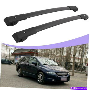 [tLA z_IfbZC2005-2010ubNNXo[o[W[tbN[LA For Honda Odyssey 2005-2010 Black Cross Bar Baggage Roof Rack Rail Carrier