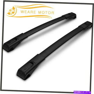 [tLA 13-18̃g^Rav4̂߂̍gbv[tbNNXo[וLAo[ Black Top Roof Rack Cross Bar Luggage Carrier Bar For 13-18 Toyota RAV4