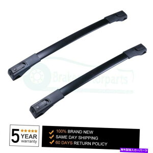[tLA tBbg13-16g^RAV4ubNgbv[tbNNXo[A~jEUSt@[XgVbv For Fits 13-16 Toyota RAV4 Black Top Roof Rack Cross Bar Aluminum Us Fast Ship